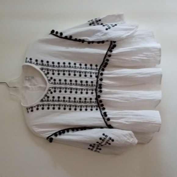Zara Tops - Zara Embroidered Top